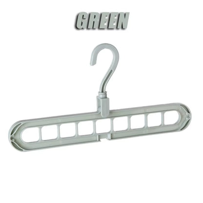 5/10Pcs Multi-Functional Foldable Drying Rack Scarf 9 Holes Closet Organizer Hanger Creative Plastic Storage Rotating