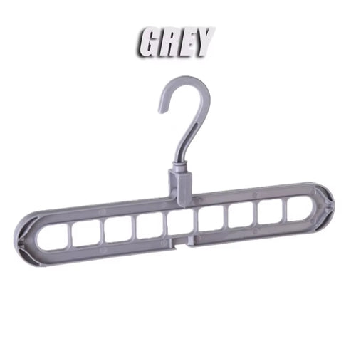 5/10Pcs Multi-Functional Foldable Drying Rack Scarf 9 Holes Closet Organizer Hanger Creative Plastic Storage Rotating